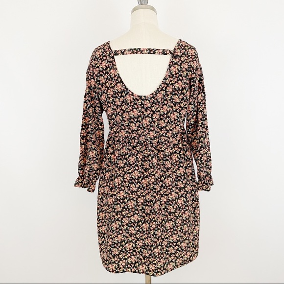 Elodie Baby Doll Floral Cottagecore Tunic Dress - Picture 2 of 6